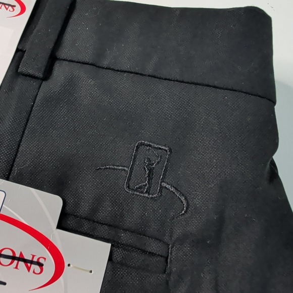 NEW Champions Tour Shorts Golf 100%‎ Polyester Men's 42 Black Stretch - Picture 7 of 11